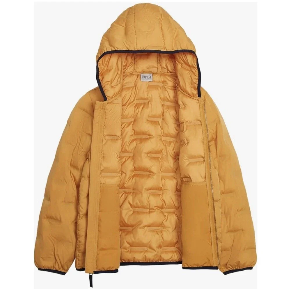LONDON FOG Kid Midweight Quilted Puffer Jacket Hooded Coat - Size 2T